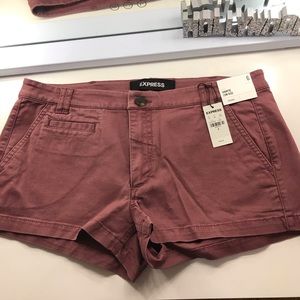 Express New Low Rise shorts